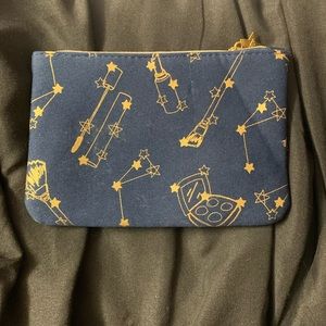 Navy blue pouch